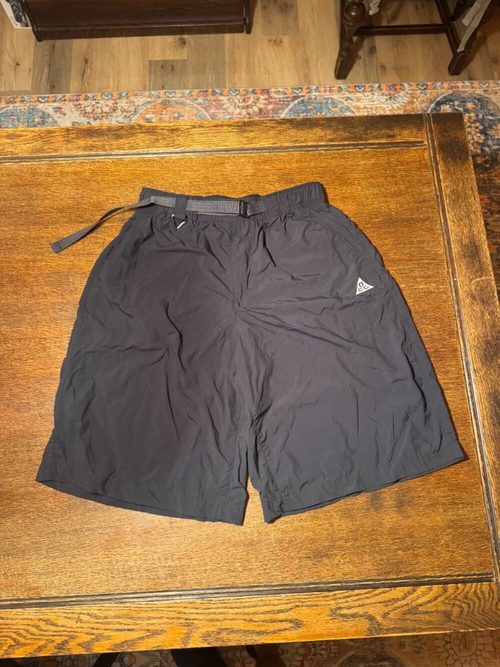 Nike ACG Orb Weaver UV Repel Oversized Shorts in black